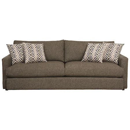 Contemporary Sofa with Track Arms